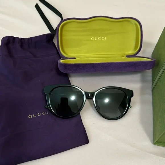 Gucci sunglasses in mint condition GUCCI GG0511S 003 Square Havana Nude Gold Brown 57 mm  main image 4